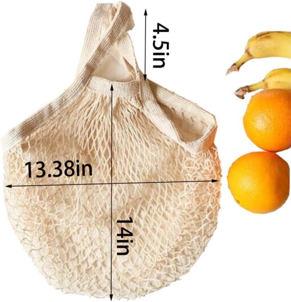 Bolsa de cordón de algodón reutilizable
