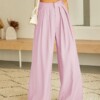 Pantalón ancho rosa