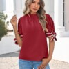 Blusa manga abombada