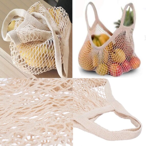 Bolsa de cordón de algodón reutilizable